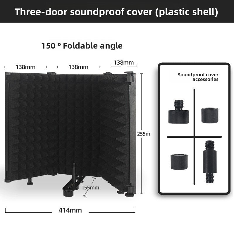 JIY Microphone Soundproof Cover