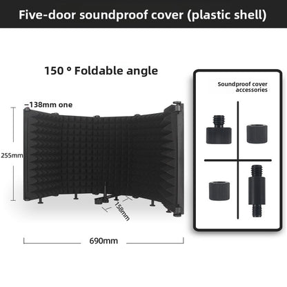 JIY Microphone Soundproof Cover