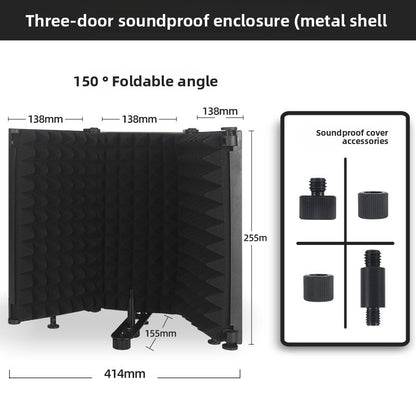 JIY Microphone Soundproof Cover