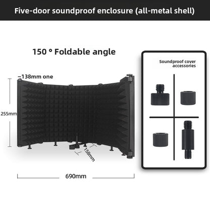 JIY Microphone Soundproof Cover