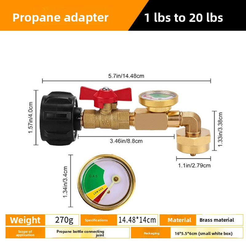 Joint with Luminous Watch Strap Ball Valve Gas Tank Gas Joint