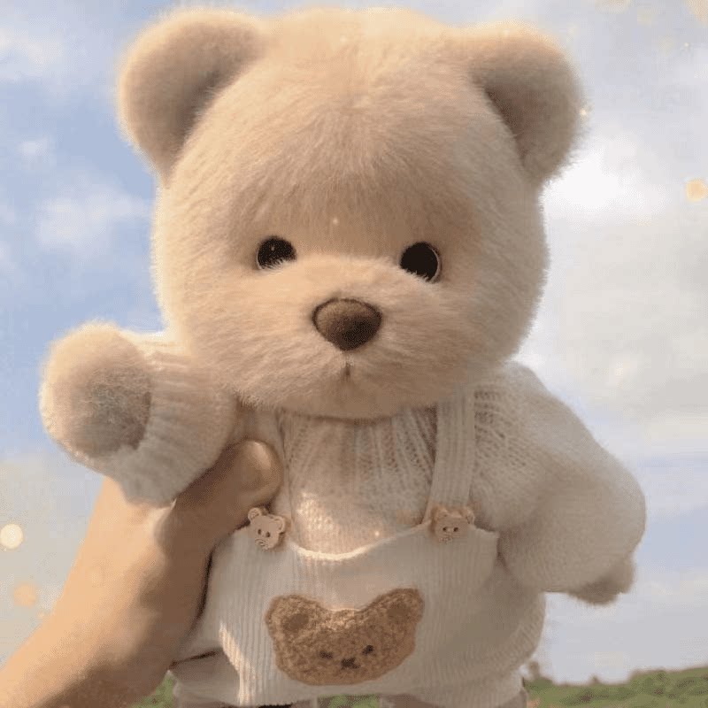 Jointed bear plush toy