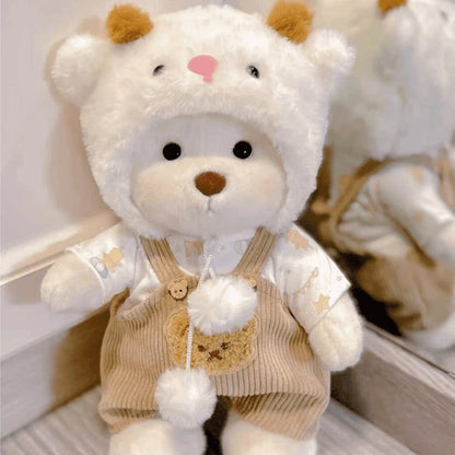 Jointed bear plush toy