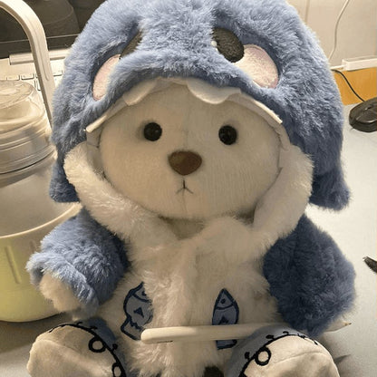 Jointed bear plush toy