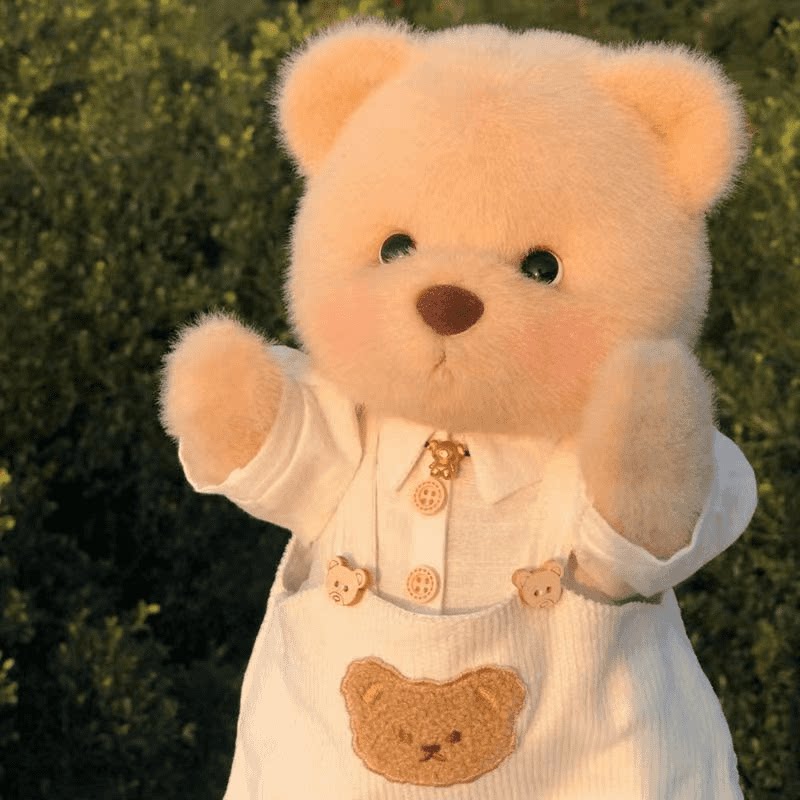Jointed bear plush toy