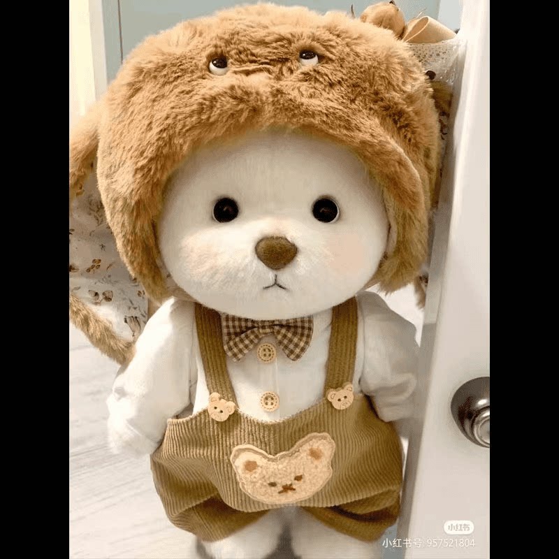 Jointed bear plush toy