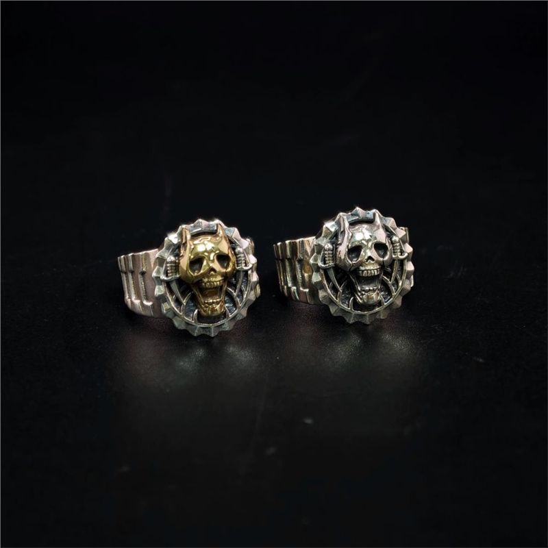 Jojo Killer Queen Punk Ring and Badge Set