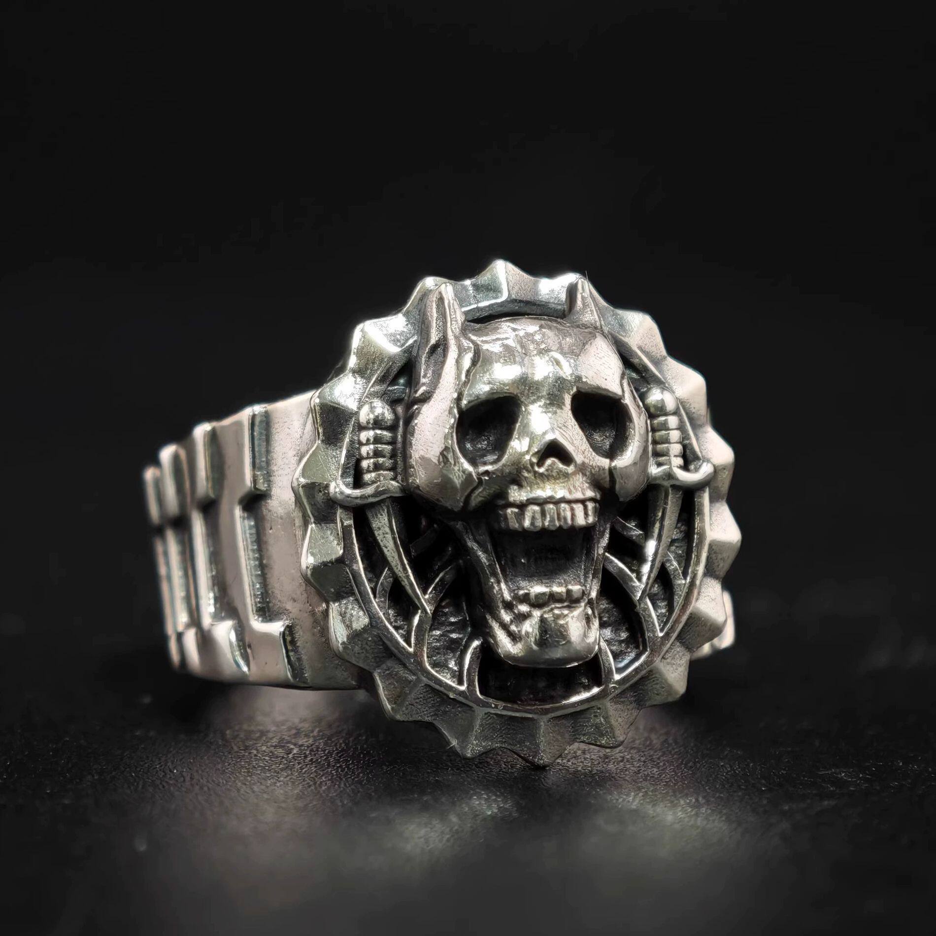 Jojo Killer Queen Punk Ring and Badge Set