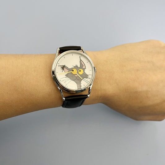 Jokercat Creative Watch Silver Strap