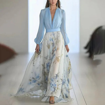 Junctioned long dress