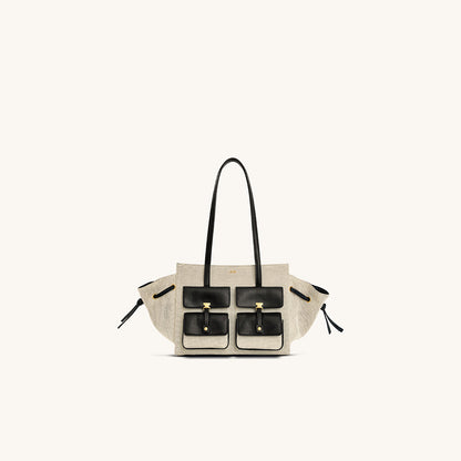 JW PEI Linda Genuine Leather Shoulder Tote Bag