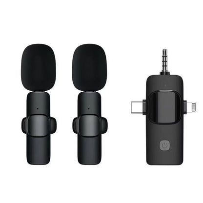 K15 Wireless Lapel Microphone with Noise Reduction
