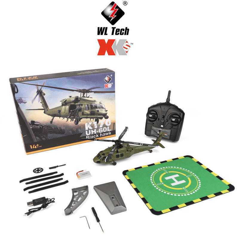 K170 Black Hawk RC Helicopter with Brushless Motor