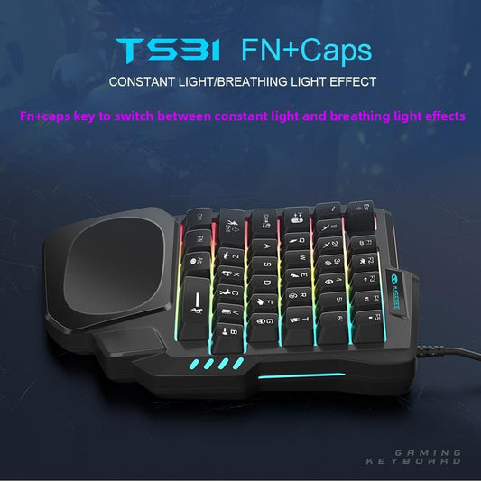 K97 Silent One-Hand Keyboard