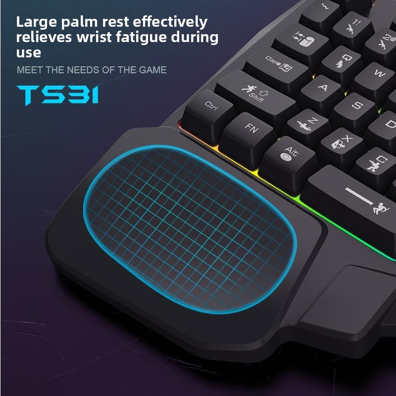 K97 Silent One-Hand Keyboard