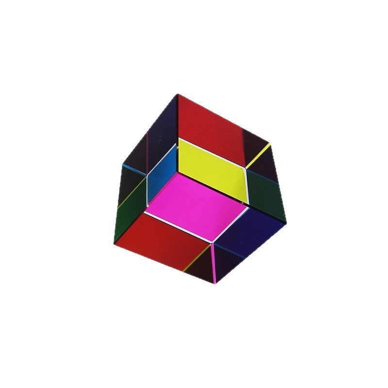 K9 Crystal Prism Cube Pyramid Desktop Ornament