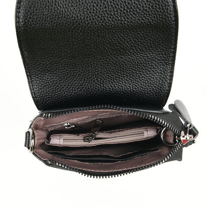 Kangaroo leather mini crossbody phone bag