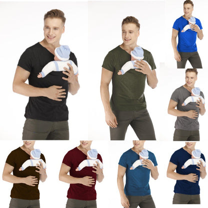 kangaroo mommy casual T-shirt vest