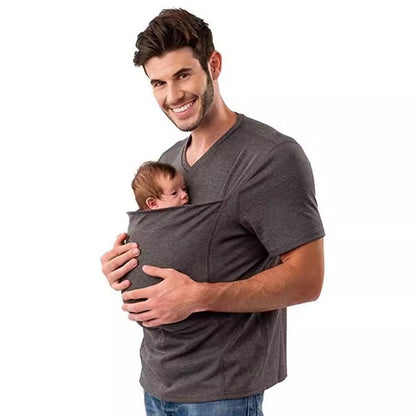 kangaroo mommy casual T-shirt vest