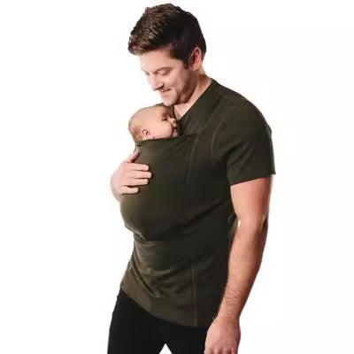 kangaroo mommy casual T-shirt vest