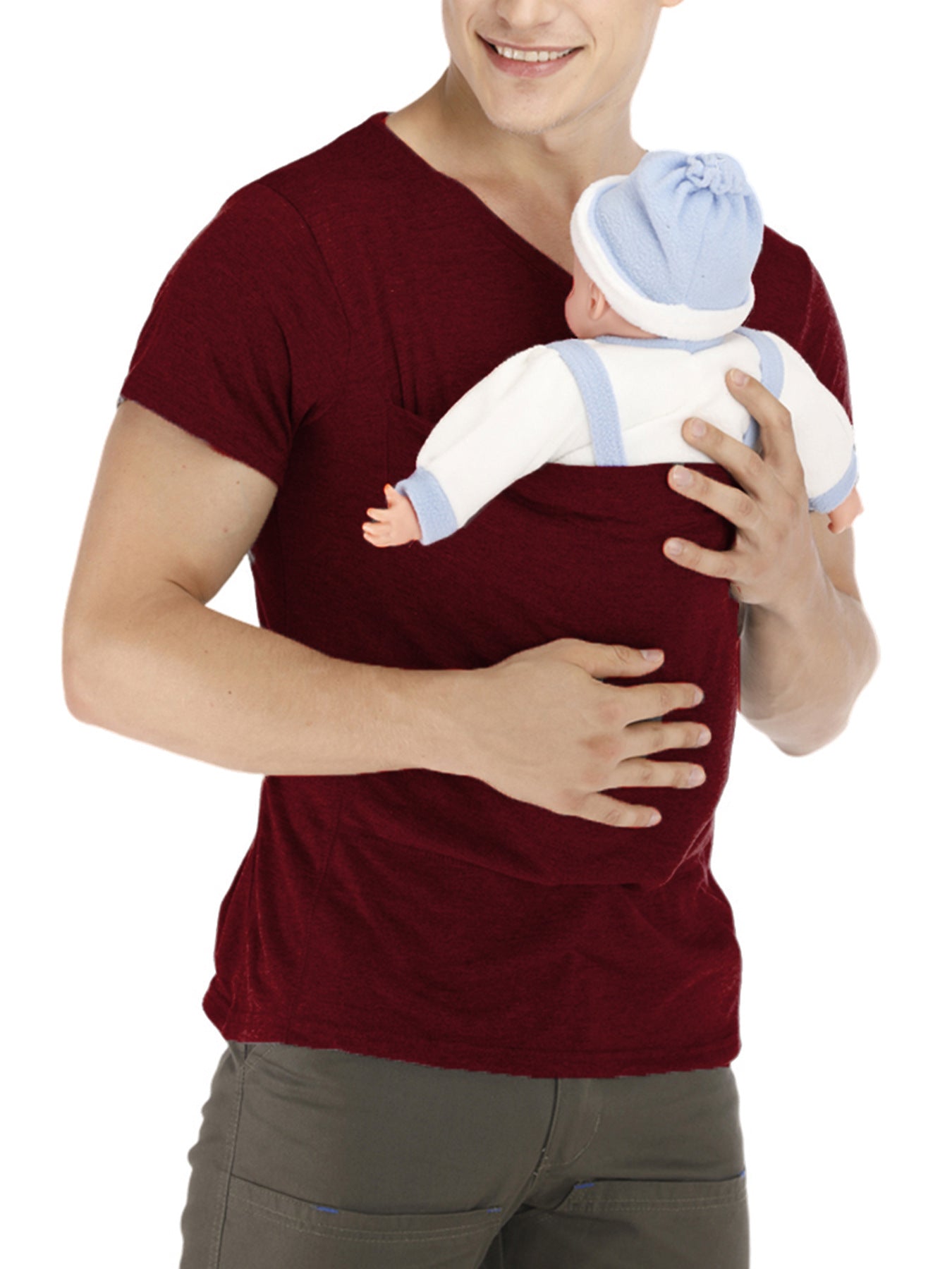 kangaroo mommy casual T-shirt vest