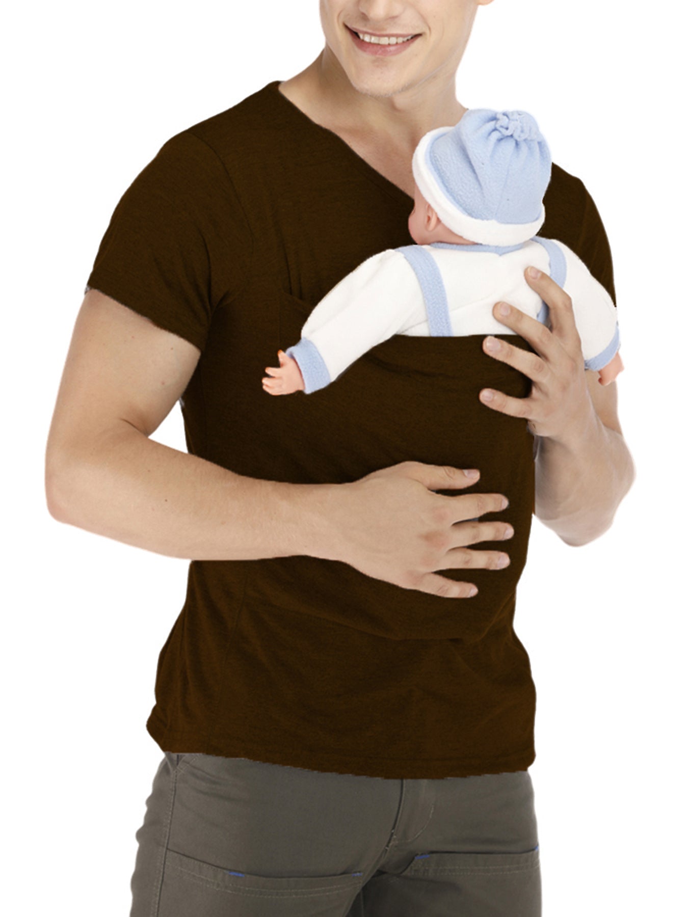 kangaroo mommy casual T-shirt vest