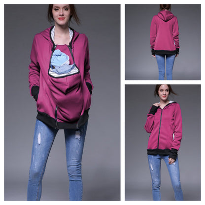 Kangaroo sweatshirt jacket