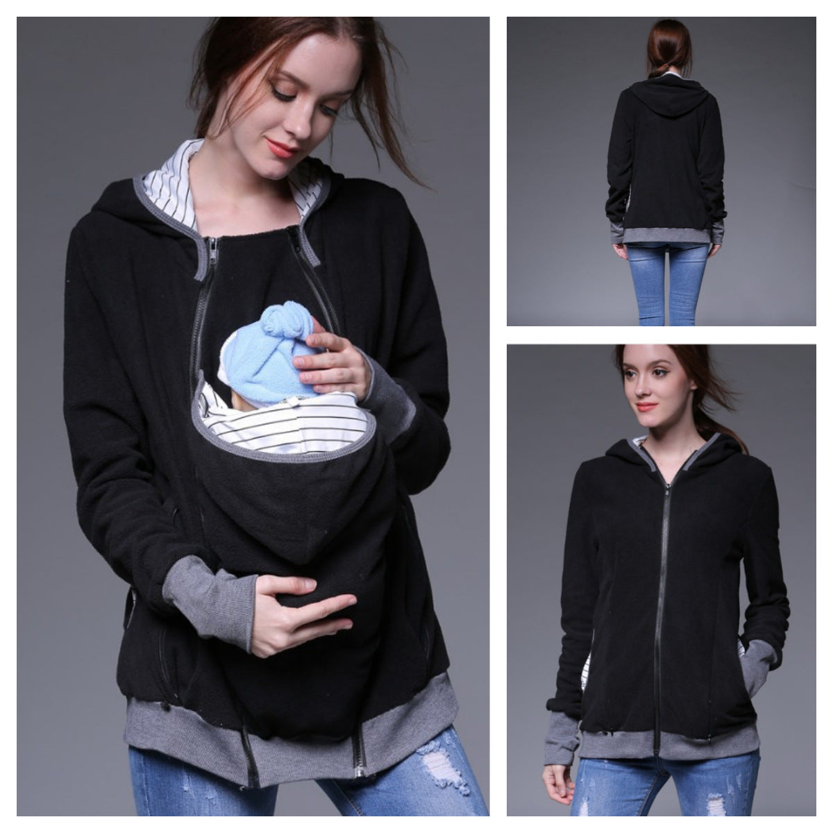 Kangaroo sweatshirt jacket