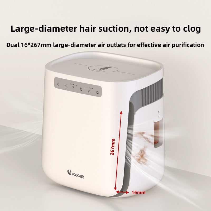 Kegao Cross-Border New Product Xiaobai Pet Air Purifier Household Sterilization, Hair Absorption, Deodorization and Purification Machine Living Room
