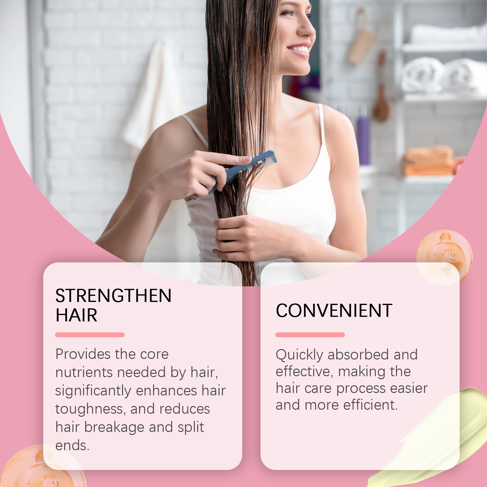 Keratin Hair Care and Nourishing Mask
