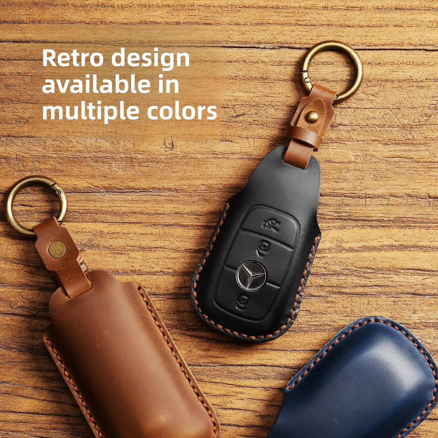 Key Cover High-End Men's Genuine Leather Car Accessories Key Bag