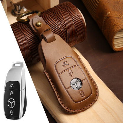 Key Cover High-End Men's Genuine Leather Car Accessories Key Bag