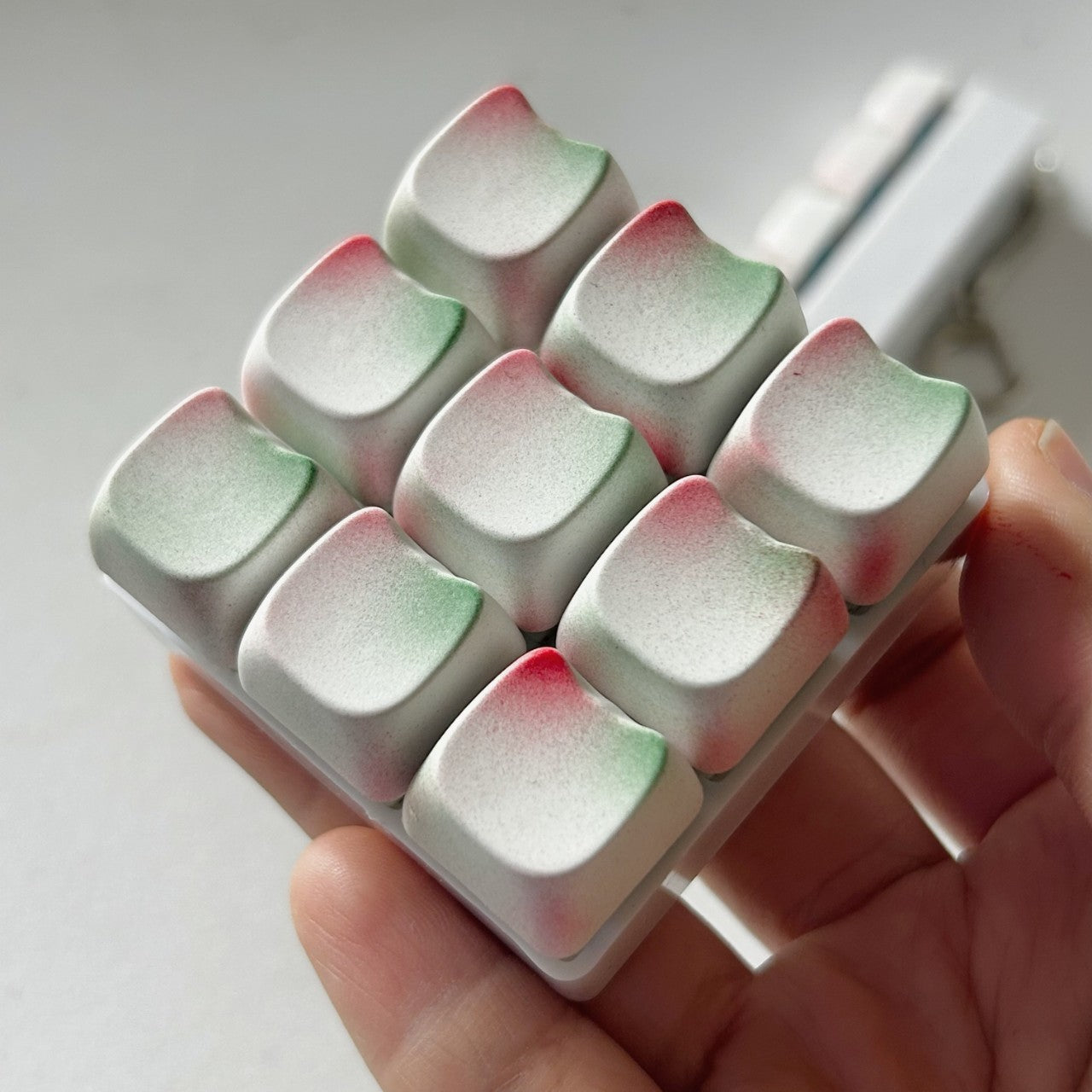 Key keyboard pendant keychain