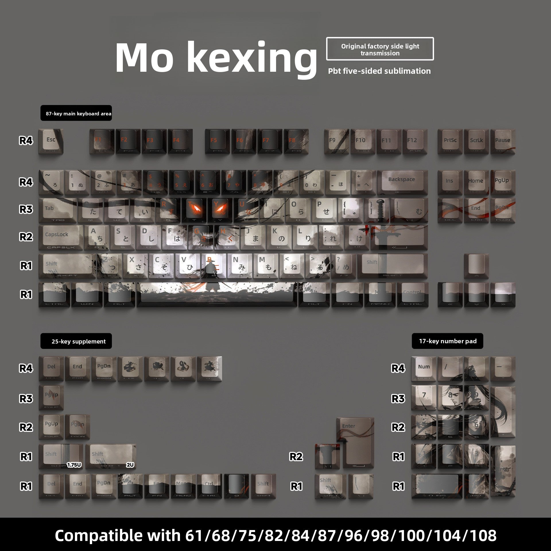 Keyboard key caps