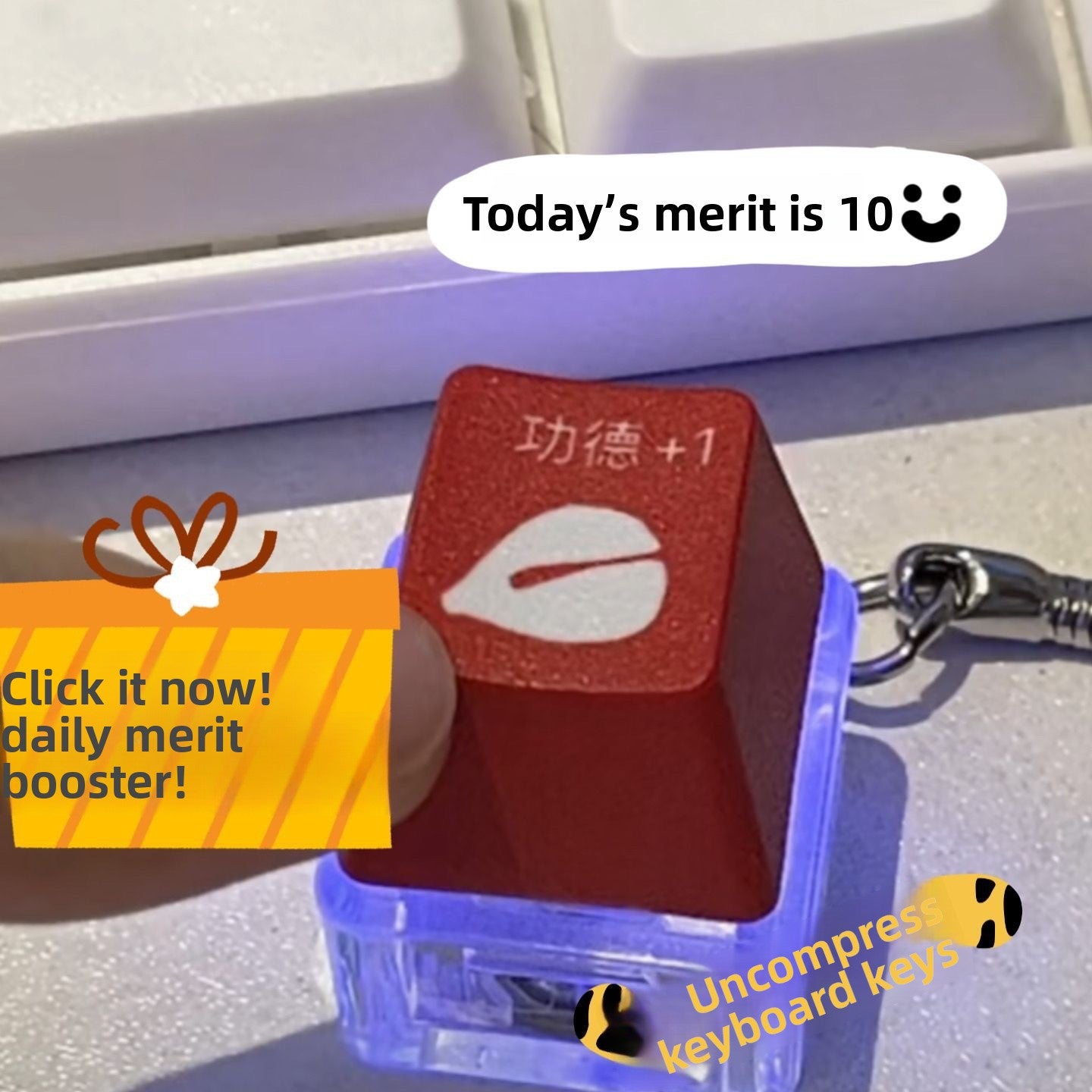 Keycap Keychain