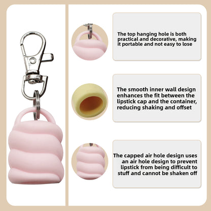 Keychain lipstick ornaments
