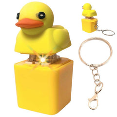Duckling press keychain button battery model