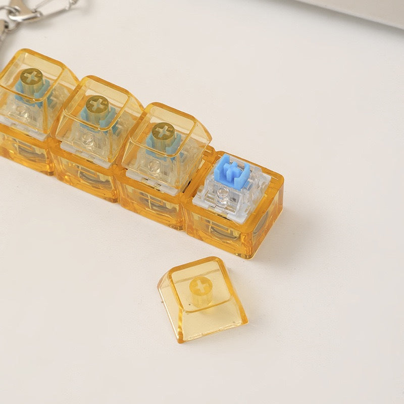 Keychain with buttons