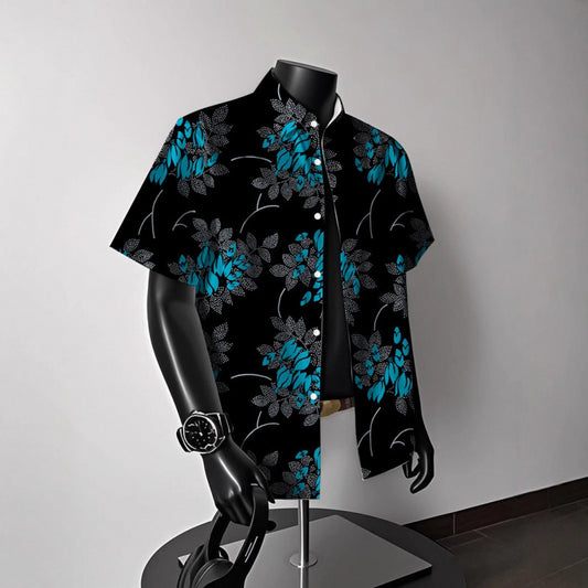 Khaki Shirt Short-sleeved