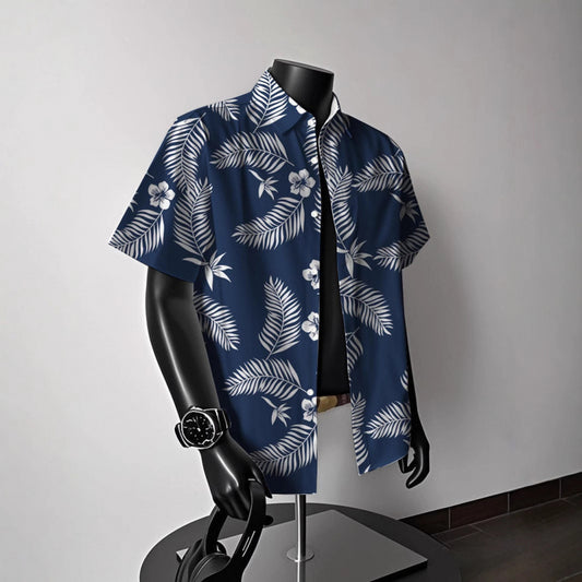 Khaki Shirt Short-sleeved