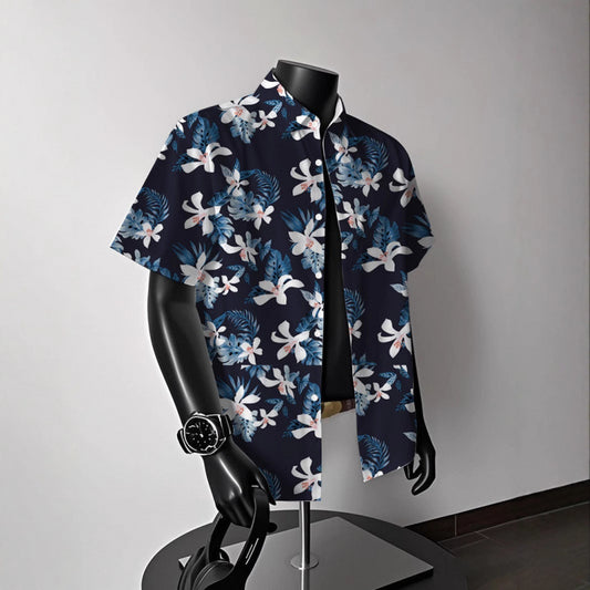 Khaki Shirt Short-sleeved