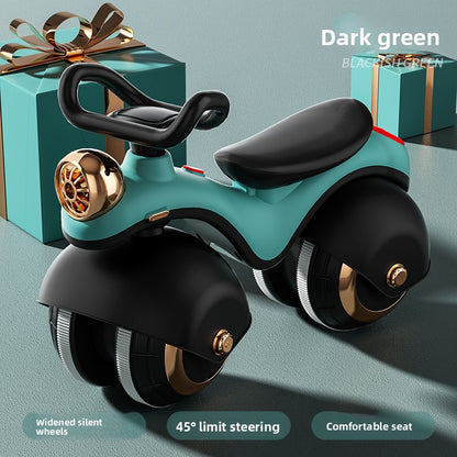 Kids Balance Bike with Lights and Music
