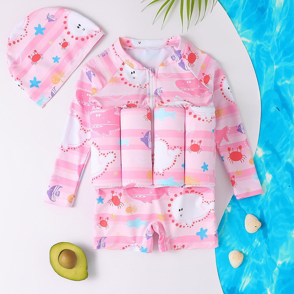 Kids Buoyancy One-Piece Swimwear