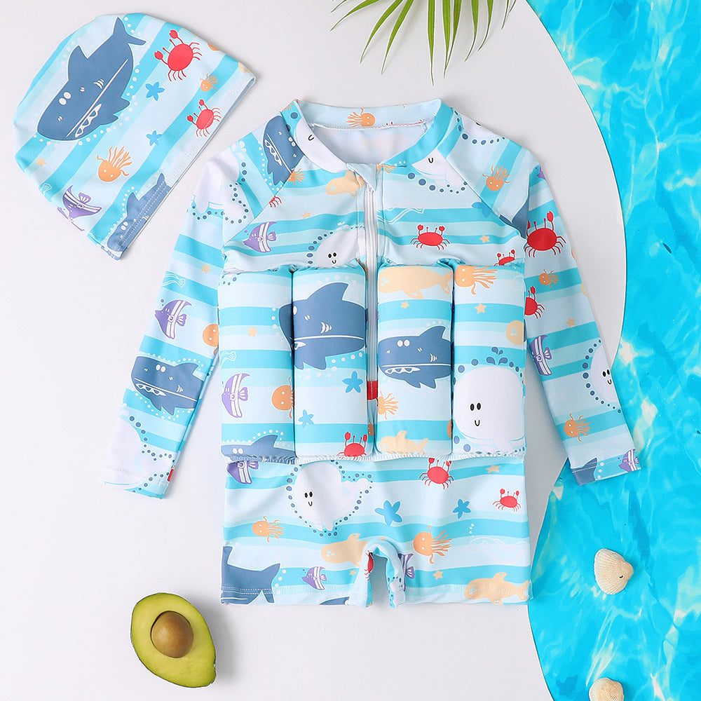 Kids Buoyancy One-Piece Swimwear