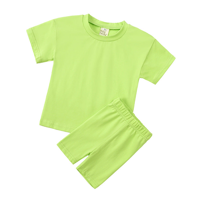 Kids Cotton Short Sleeve Set