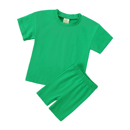 Kids Cotton Short Sleeve Set