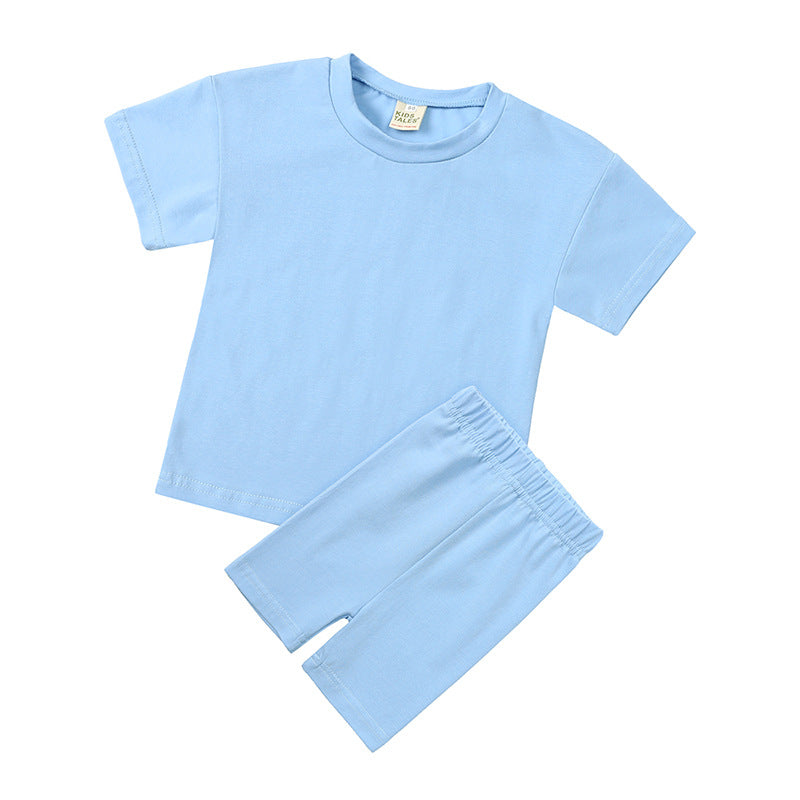 Kids Cotton Short Sleeve Set