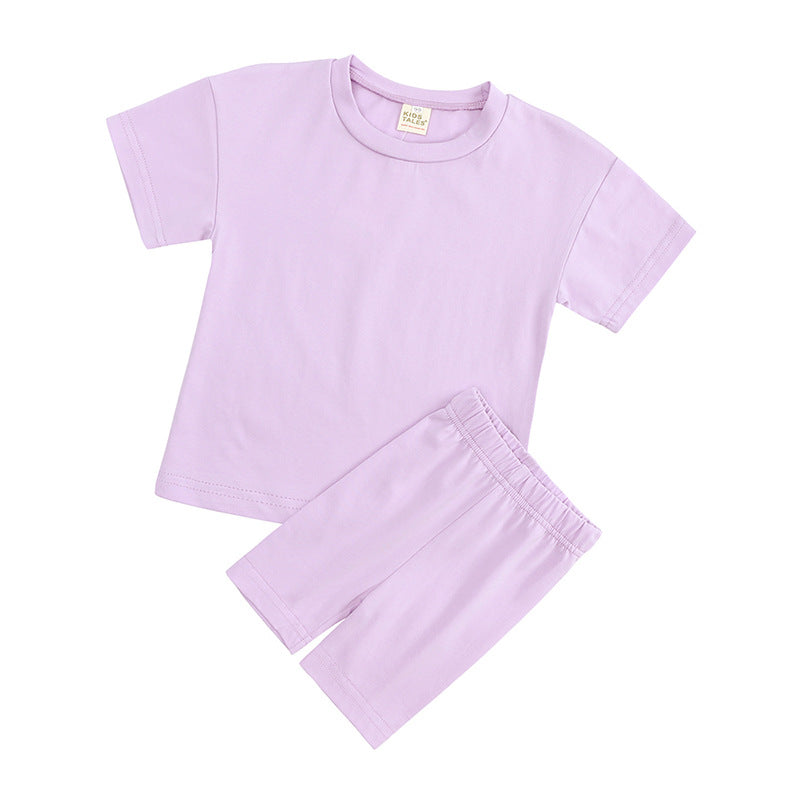 Kids Cotton Short Sleeve Set