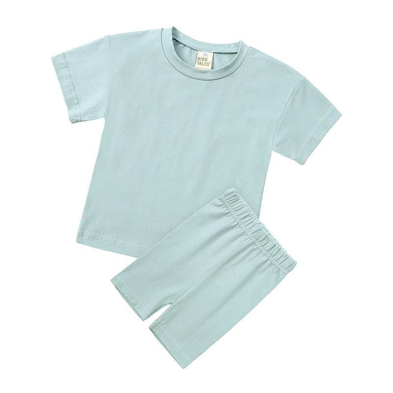 Kids Cotton Short Sleeve Set