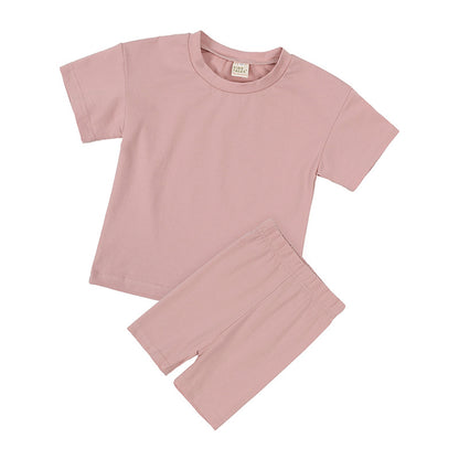 Kids Cotton Short Sleeve Set